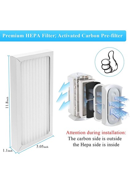 Hamilton Beach Trueair Compact Için Uyumlu Yedek Hepa Filtre (Yurt Dışından) fırsatları