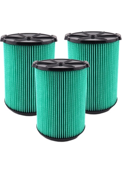 VF6000 Ridgid Shop Vac Için 5-Katmanlı Pileli Filtre 5-20 Galon (3 Adet) (Yurt Dışından)