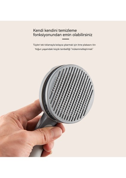 Kendi Kendini Temizleyen Tarak Kedi Tarağı Masajı Sökücü Fırça (Yurt Dışından) modelleri