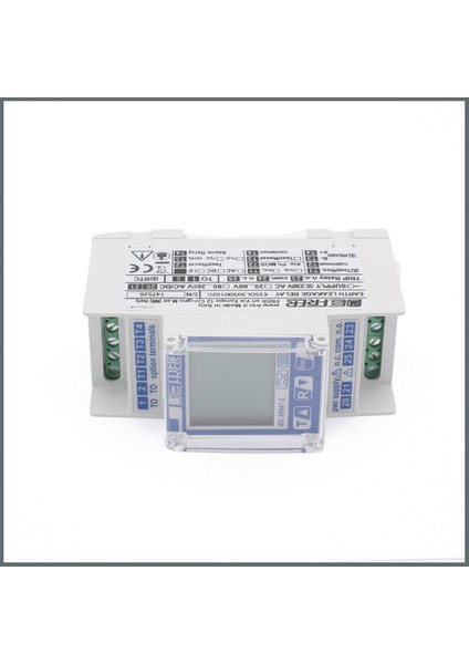 F Tipi Kaçak Akım Rölesi T-R RS485Modbus RTC 230VAC 30mA-30A 2Modül Ray Tipi