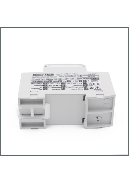F Tipi Kaçak Akım Rölesi T-R RS485Modbus RTC 230VAC 30mA-30A 2Modül Ray Tipi