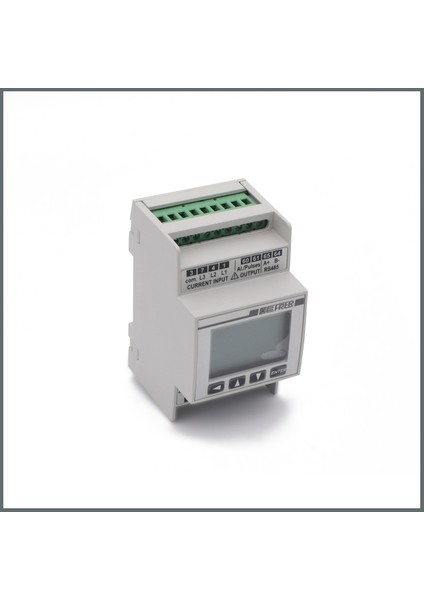 NANO250H Enerji Analizörü Giriş:250A AT dahil, 400V, RS485 Modbus