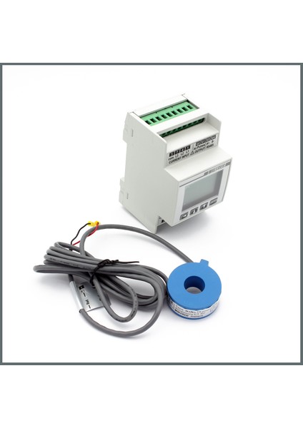 NANO Mono Enerji Analizörü Giriş:63A AT dahil, 230V, RS485 Modbus