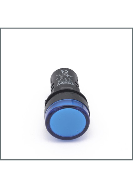 Ledli Sinyal Lambası (Mavi) 220VAC