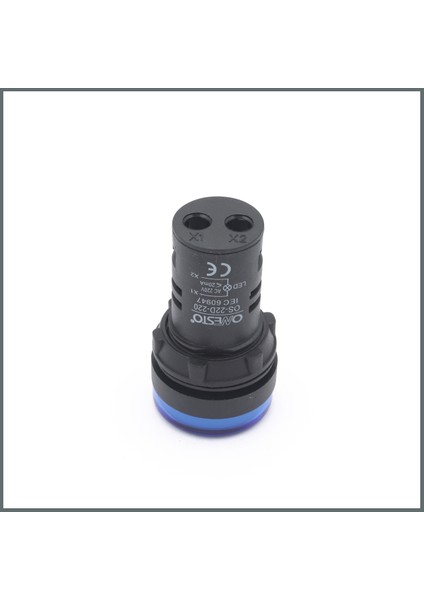 Ledli Sinyal Lambası (Mavi) 220VAC