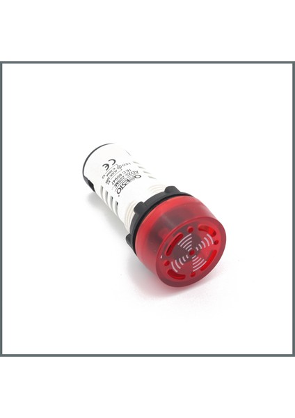 Led Flaşörlü Buzzer 220VAC (Kırmızı)