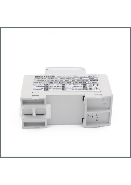F Tipi Kaçak akım Rölesi T-R 230VAC 30mA--30A 2Modül Ray Tipi