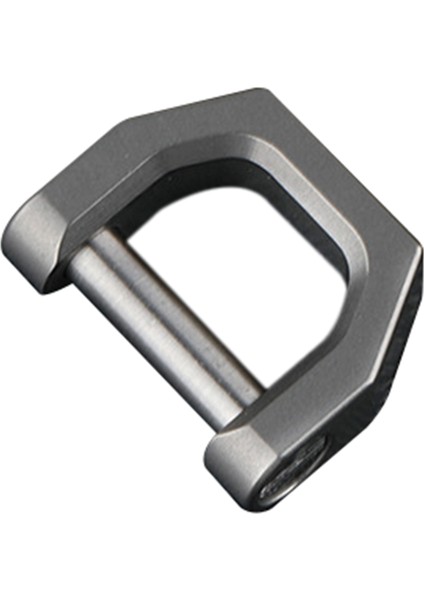 D-Tipi Çok Fonksiyonlu Mini Tam Titanyum Toka Anahtarlık Araba Tokası Açık Toka At Nalı Tokası-S (Yurt Dışından)