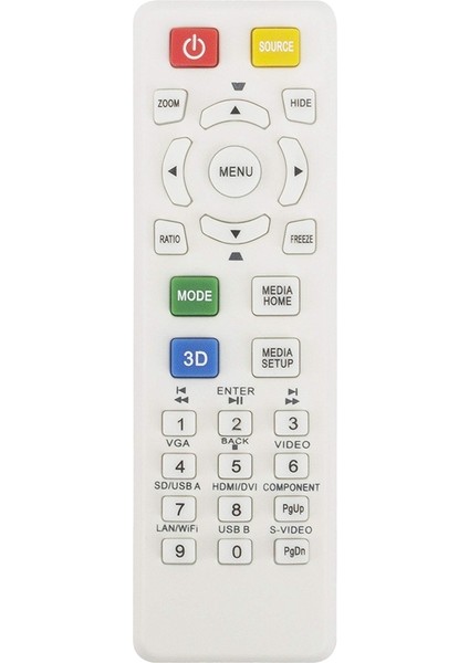 Projektör X115 X125H X135WH H6517ABD D602 D622DE145F EV-S62 HE-801K V31S X124PH X134PWH Için Uzaktan Kumandayı Değiştirin (Yurt Dışından)