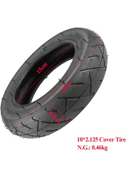 10 Inç 10X2.125 Lastik Elektrikli Scooter Dengeleme Hoverboard Kendinden Scooter Aşınmaya Dayanıklı Lastik 10X2.125 (Yurt Dışından)