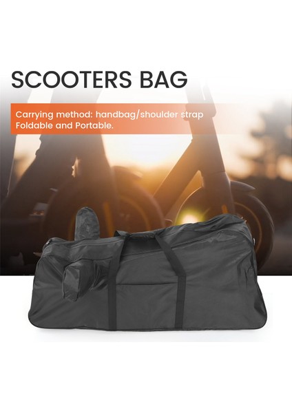 Su Geçirmez Taşıma Çantası Scooter Saklama Çantası Ninebot Max G30/G30D Elektrikli Scooter Katlanabilir Kaykay Çanta Parçaları (Yurt Dışından)