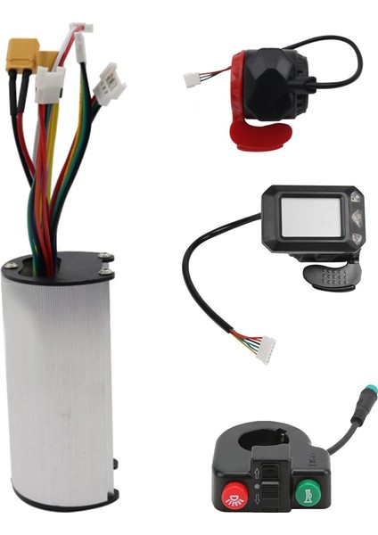 36V 350W Katlanır Scooter Denetleyici Anahtarı Düğmesi LCD Ekran Fren Hızlandırıcı Gaz Kiti Elektrikli Scooter Için (Yurt Dışından)