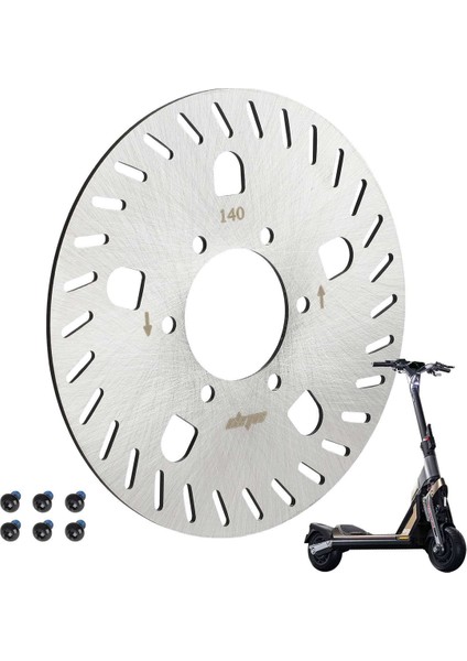 Ulıp 140MM Elektrikli Scooter Fren Diski Segway Ninebot Gt1 Gt2 Elektrikli Scooter Serisi Disk Fren Diski Aksesuarları (Yurt Dışından)