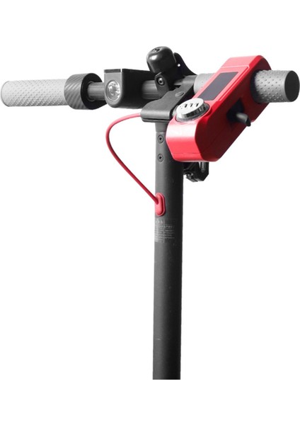 E-Scooter Kavrama Kilidi Güvenlik Güvenlik Kilitleri Gidon Ahize Fren Kolu Disk Kilitleme Xiaomi M365 Pro Kırmızı (Yurt Dışından)