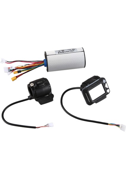 Denetleyici Fren LCD Ekran 24V 250W Elektrikli Scooter Denetleyici Fırçasız Motor Elektrikli Bisiklet Aksesuar Seti (Yurt Dışından)