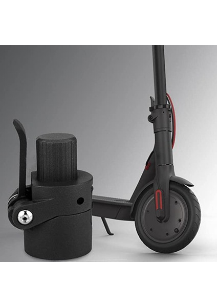 Katlanır Direk Tabanı - Kilit Vidalı Kanca Metal Konnektör - M365 Elektrikli Scooter ile Uyumlu(Siyah) (Yurt Dışından)