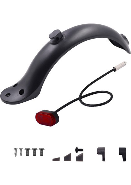 Xiaomi M365 ve 1 S Elektrikli Scooter Fren Lambası Çamur Çamurluk Kanca Parçaları Için Arka Lambası ile Yedek Parça Tamir (Yurt Dışından)