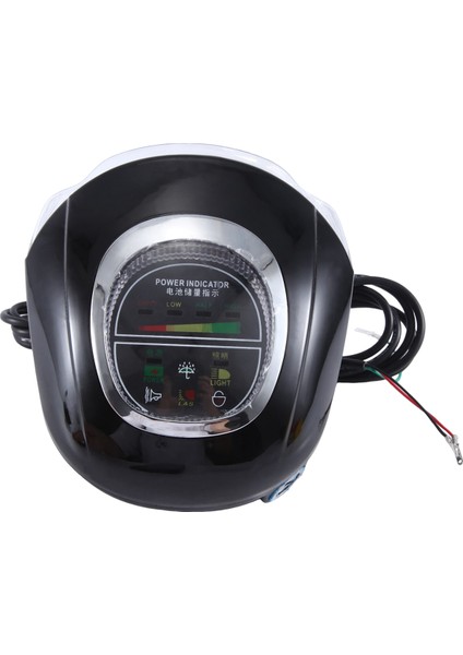 60V Bluetooth Kafa Işık Lambası Dönüş Sinyali Kuyruk Lambası LCD Gösterge Paneli Elektrikli Scooter Anahtarı Elektrikli Kilit Aksesuarları (Yurt Dışından)