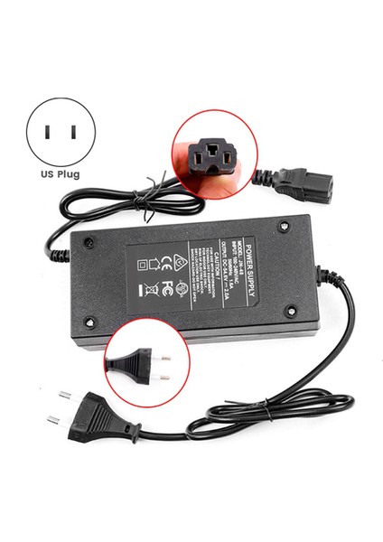 Kugoo M4 Elektrikli Scooter Için Güç Adaptörü 48V Şarj Adaptörü Parçaları Güç Şarj Cihazı (Abd Tak) (Yurt Dışından)