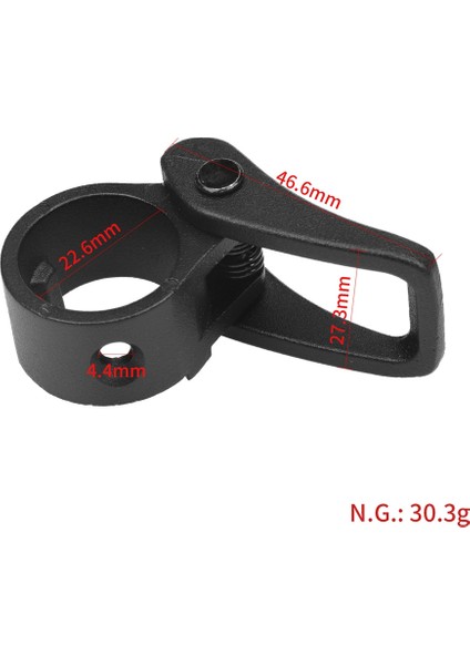 Max G30 Elektrikli Scooter Asılı Halka Klipsi Dokuz Scooter Katlanır Klip Arka Çamurluk Kanca Aksesuarları (Yurt Dışından)