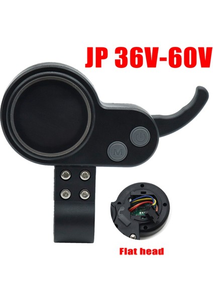 Jp Ekran Için 36V-60V Motor Fırçasız Denetleyici LCD Ekran Paneli Başparmak Gaz Flj T11 T113 Elektrikli Scooter, Bir (Yurt Dışından)