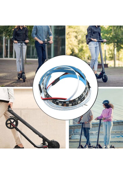 LED Şerit El Feneri Çubuğu Lambası Kugoo M4 Elektrikli Scooter Kaykay Gece Işık Şeridi Çoklu Renk Anahtarlama (Yurt Dışından)