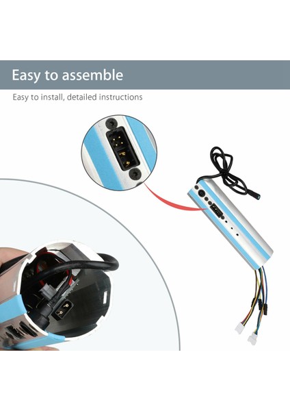 Kontrol Paneli Su Geçirmez Anakart Denetleyici Metal Aksesuarları Es1/es2/es3/es4 Scooter Için Tamir Parçalarının Değiştirilmesi (Yurt Dışından)