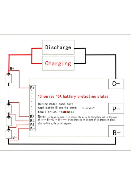 13S 48V 15A Li-Ion Lipolimer Pil Koruma Kurulu Bms Pcb Kurulu E-Bike Escooter Için Soğutucu ile (Yurt Dışından)