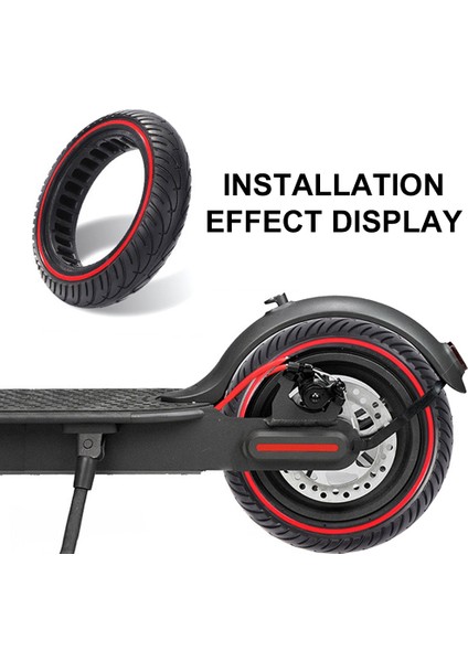 Elektrikli Scooter 8.5 Inç Kauçuk Lastik Delinmeye Dayanıklı Dayanıklı Katı Lastik Xiaomi M365 Pro Mijia Mi 1s Pro 2 Scooter (Yurt Dışından)