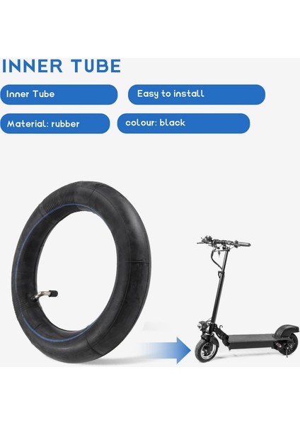 10 Inç 80/65-6 Iç Tüp 255X80 Kauçuk Sıfır 10X Kugoo M4 Elektrikli Scooter Mükemmel Değiştirme Uygulamaları (Yurt Dışından)