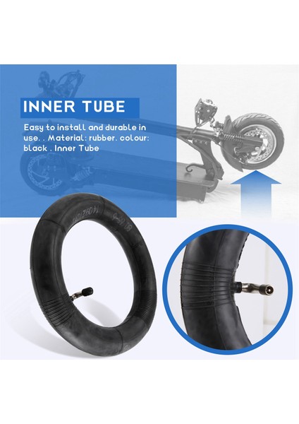 10 Inç 80/65-6 Iç Tüp 255X80 Kauçuk Sıfır 10X Kugoo M4 Elektrikli Scooter Mükemmel Değiştirme Uygulamaları (Yurt Dışından)