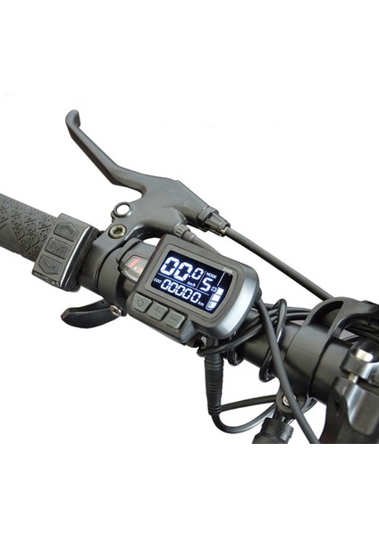 E-Bike EN06 Akıllı LCD Metre Dağ Bisikleti Scooter LCD Ekran Su Geçirmez Kablo Dönüşüm Parçaları (Yurt Dışından)