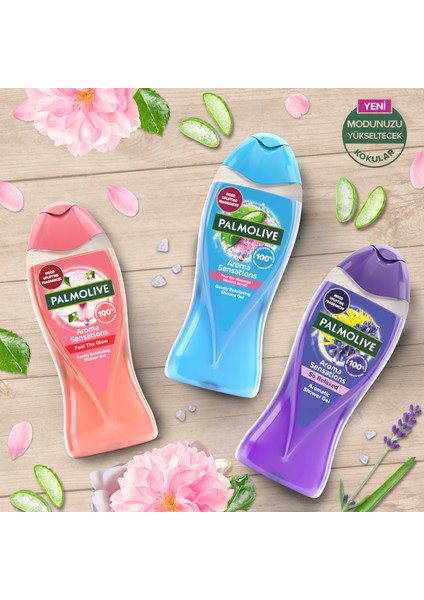 Aroma Sensations Feel The Massage Banyo ve Duş Jeli 750 ml x 2 Adet + Duş Lifi Hediye