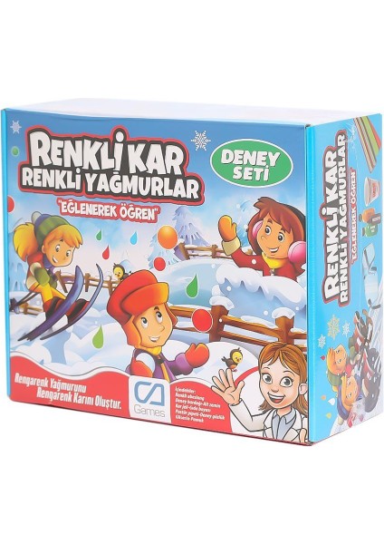Renkli Kar Renkli Yağmurlar - Yubi Oyuncak