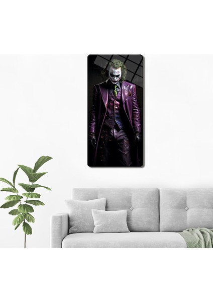 Cam Tablo | Modern Art Serisi | Dark Knight | 40CM x 80CM