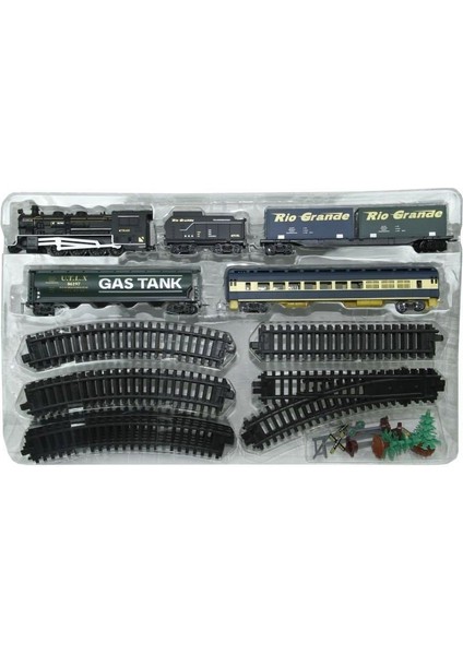 Işıklı ve Sesli 33 Parça Classic Tren - Yubi Oyuncak