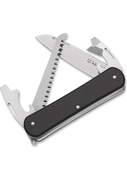 Fox Knives Vulpis 130-S4 Aluminum Black Çakı