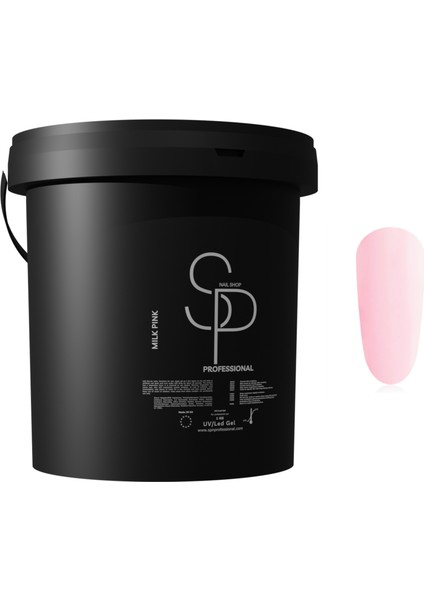 Uv/led Protez Tırnak Jeli - Builder Gel Milk Pink 1000 gr