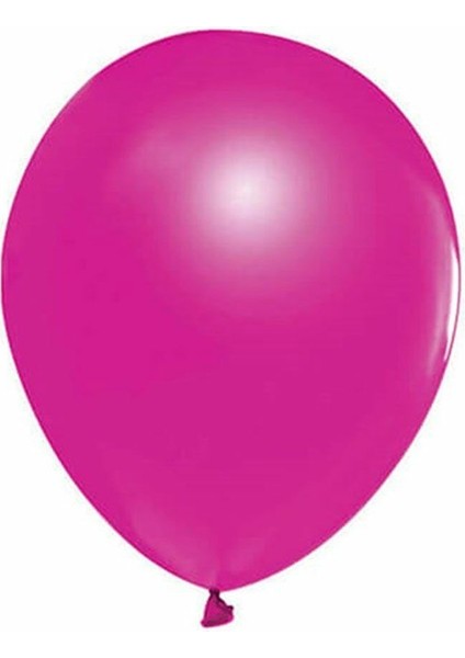 Metalik Fuşya Balon 12 Inç 12LI - Yubi Oyuncak