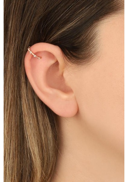 Seyrek Taşlı Gümüş Kıkırdak Küpe fiyatları