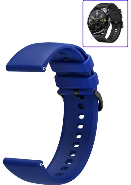 Huawei Watch Gt3 46MM Uyumlu Kordon Yumuşak Dokulu Soft Renk Tokalı Silikon Kayış fiyatları