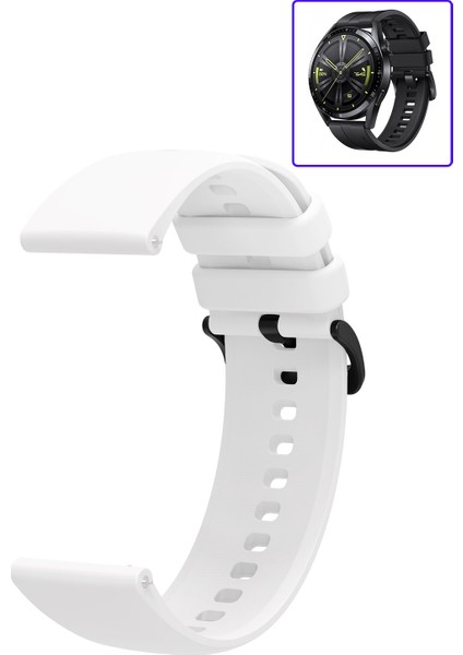 Huawei Watch Gt3 46MM Uyumlu Kordon Yumuşak Dokulu Soft Renk Tokalı Silikon Kayış fiyatları