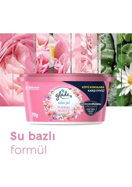 Mini Jel Oda Kokusu Floral Buket 70 gr