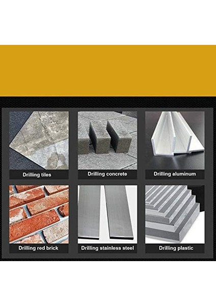 Beton Duvar Delme Matkap Ucu Mandreller Beton, Tuğla, Plastik, Cam, Duvar, Fayans ve Ahşap Için Delik Testere Delme Kiti (Yurt Dışından) fırsatları