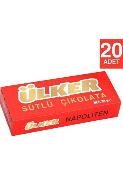 Napoliten 33 gr 20'li Çikolata