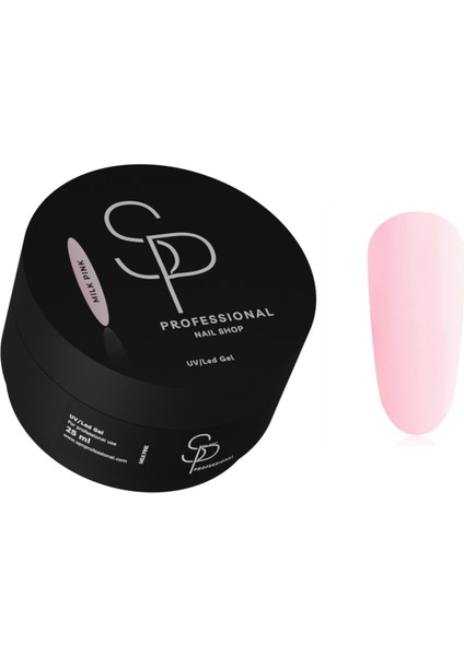 25 ml Uv/led Protez Tırnak Jeli - Builder Gel (25gr) Milk Pink