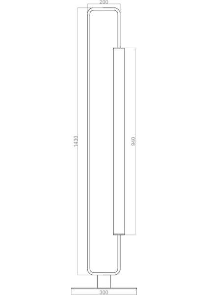 LED Lambader Straal 150 cm