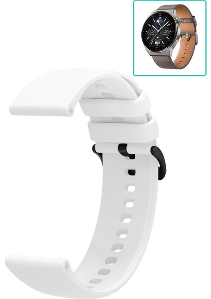 Huawei Watch Gt3 Pro 46MM Uyumlu Kordon Yumuşak Dokulu Soft Renk Tokalı Silikon Kayış fiyatları