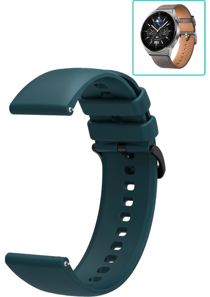 Huawei Watch Gt3 Pro 46MM Uyumlu Kordon Yumuşak Dokulu Soft Renk Tokalı Silikon Kayış fiyatları