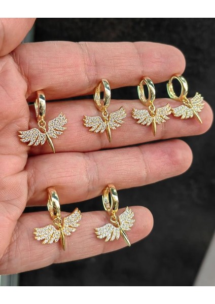 Sallantılı Melek Gümüş Küpe fiyatları